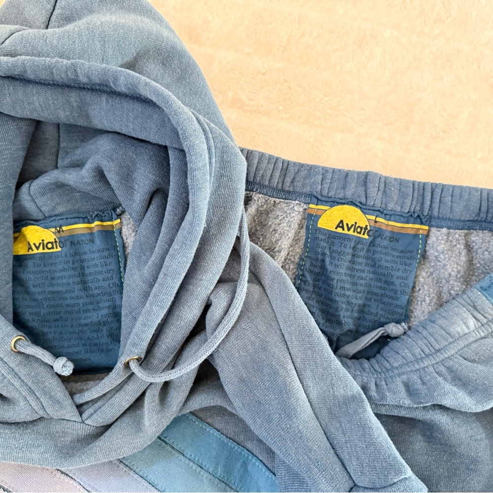 Aviator Nation Blue Track Pants & Joggers - Picture 7 of 7